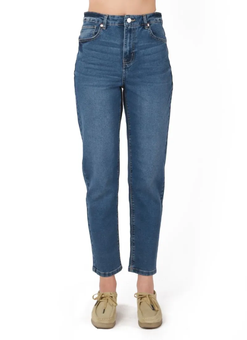 Dex - High Rise Mom Straight Jean