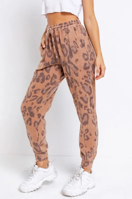 Leopard Jogger Pants