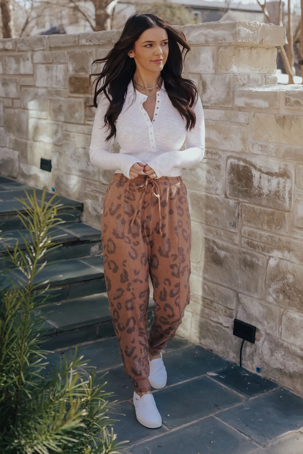 Leopard Jogger Pants