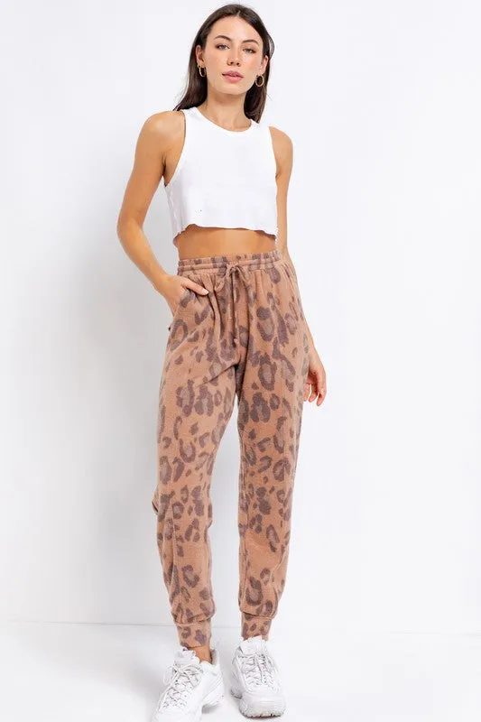 Leopard Jogger Pants