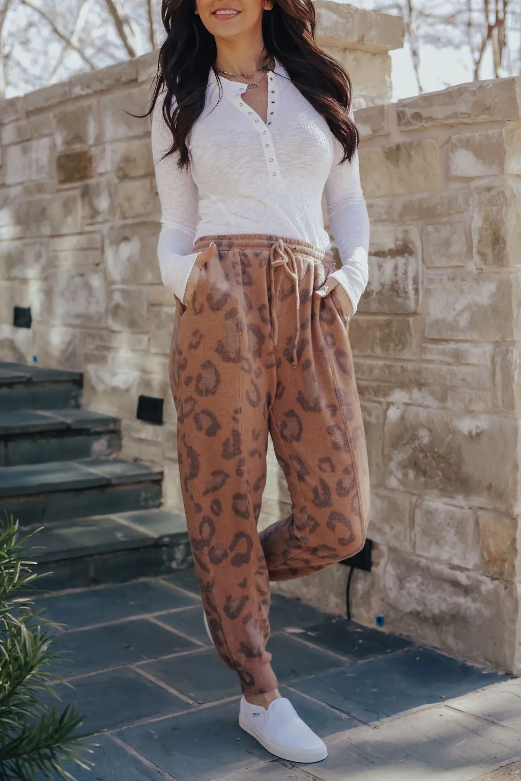 Leopard Jogger Pants