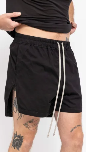 RICK OWENS DRKSHDW BLACK PHLEG BOXERS SHORTS